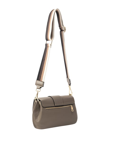 FELIPA Leren schoudertas Dames donker taupe - Image 2
