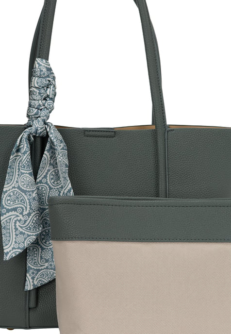 FELIPA 2-in-1 draagtasset 2-in-1 draagtasset vrouwen grijs - Image 4