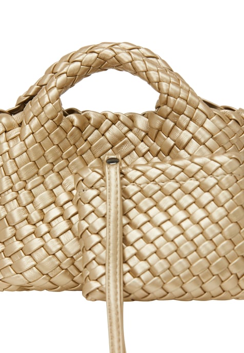 Faina 2-in-1 draagtasset 2-in-1 draagtasset vrouwen goud - Image 4