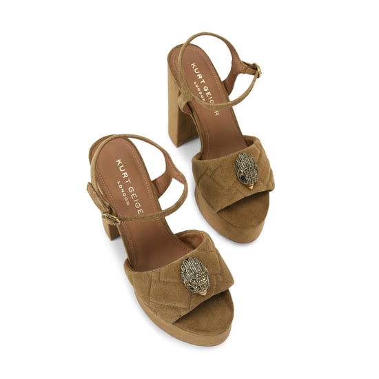 Kurt Geiger London Suede Kensington Platform Sdl Sandals - Image 2