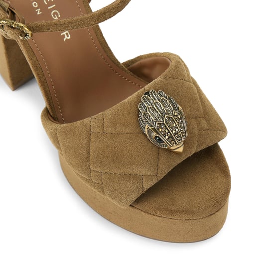 Kurt Geiger London Suede Kensington Platform Sdl Sandals - Image 4