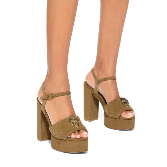 Kurt Geiger London Suede Kensington Platform Sdl Sandals - Image 5