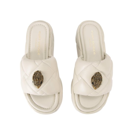 Kurt Geiger London Leather Kensington Puff Flatform Sandals - Image 2