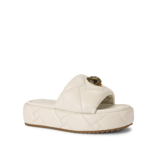 Kurt Geiger London Leather Kensington Puff Flatform Sandals - Image 4