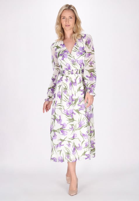 usha Jurk Dames Lichtpaars veelkleurig - Image 3