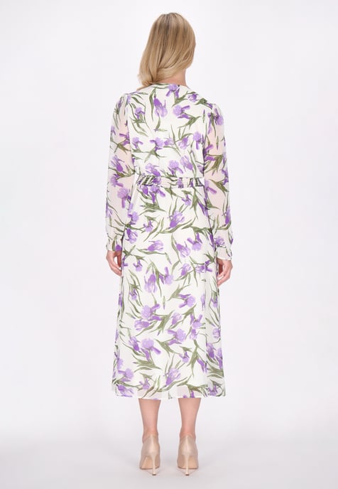 usha Jurk Dames Lichtpaars veelkleurig - Image 4