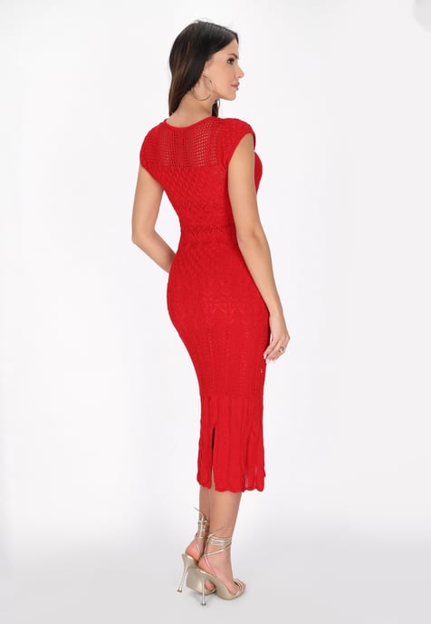 Faina jurk vrouwen rood - Image 4