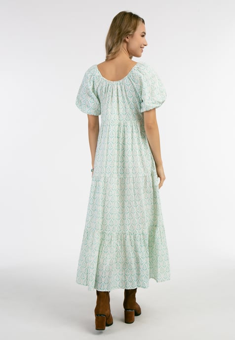 IZIA Maxi-jurk met korte mouwen Dames turkoois - Image 3