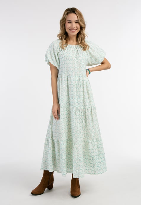 IZIA Maxi-jurk met korte mouwen Dames turkoois - Image 4