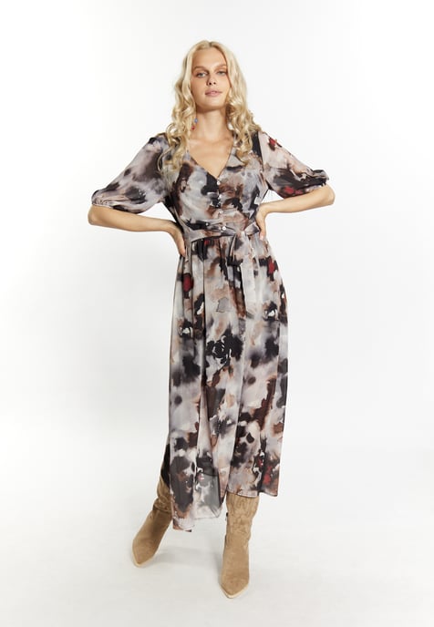 IZIA Jurk Dames Zwart Veelkleurig - Image 4