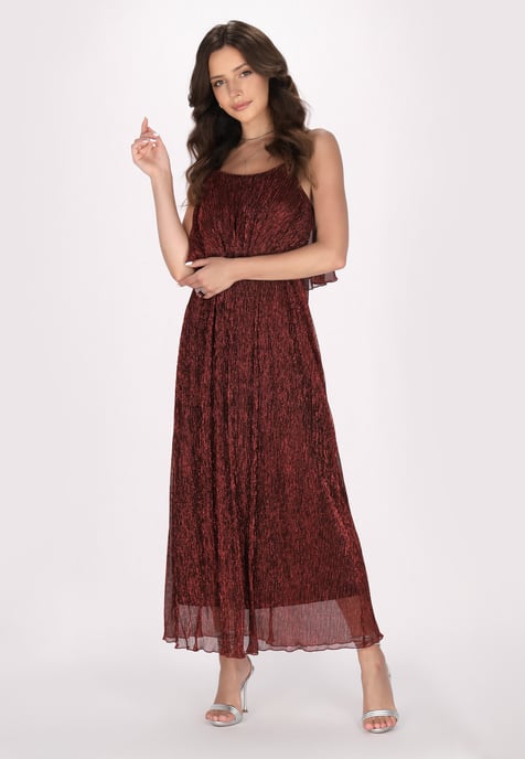 Faina Jurk Dames rood - Image 3