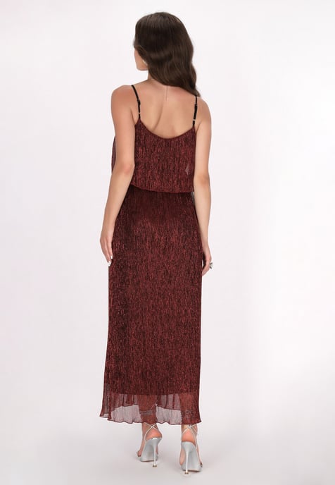 Faina Jurk Dames rood - Image 4