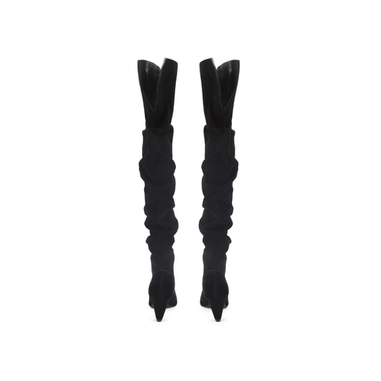Kurt Geiger London Suede Shoreditch Otk Slouch Boots - Image 3