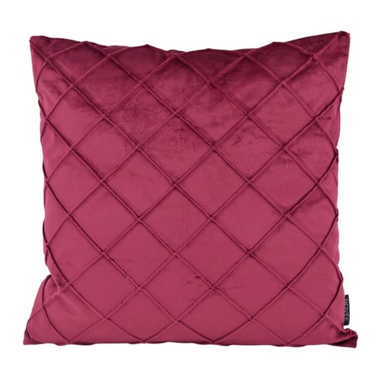 NOVÉE Velvet cross wijn | 45 x 45 cm | kussenhoes | velvet/polyester - Image 1
