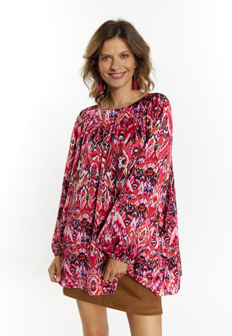 usha Blouse Dames Roze Veelkleurig - Image 3