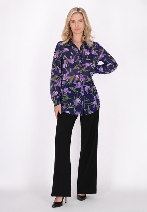 usha Blouse Dames Blauw Veelkleurig - Image 2