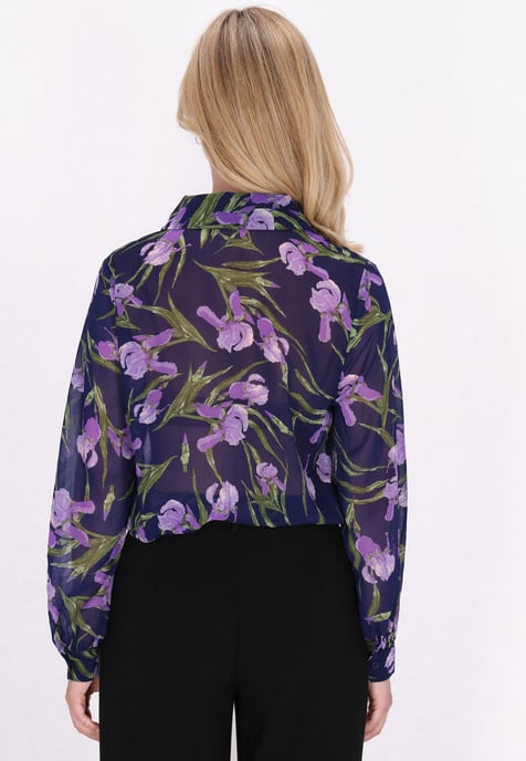 usha Blouse Dames Blauw Veelkleurig - Image 4