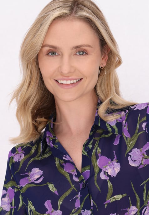usha Blouse Dames Blauw Veelkleurig - Image 5