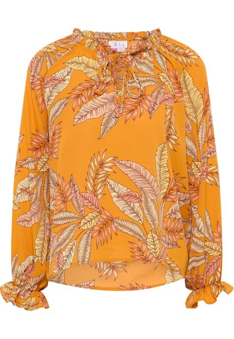 IZIA Blouse shirt Dames Oranje Veelkleurig - Image 1
