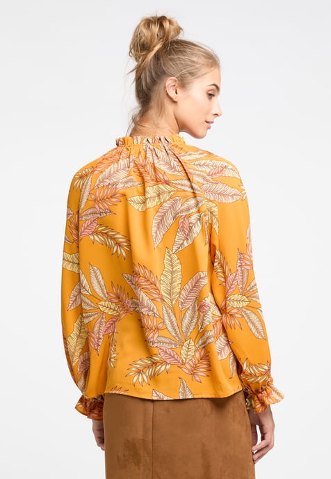 IZIA Blouse shirt Dames Oranje Veelkleurig - Image 4