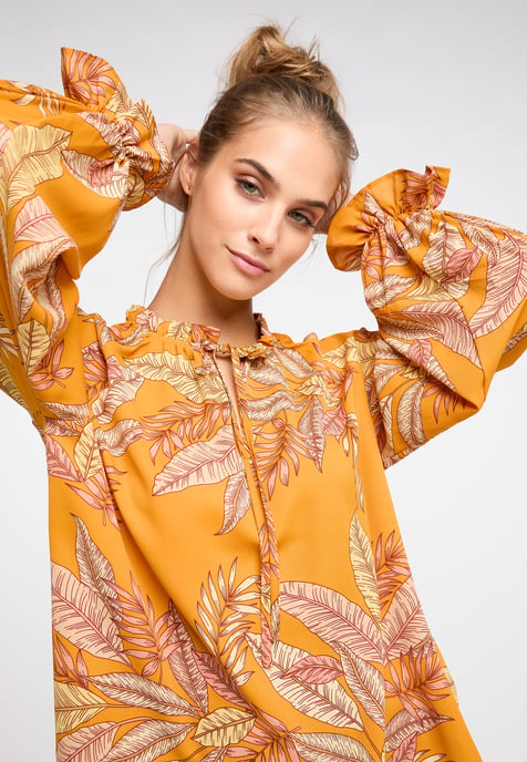 IZIA Blouse shirt Dames Oranje Veelkleurig - Image 5