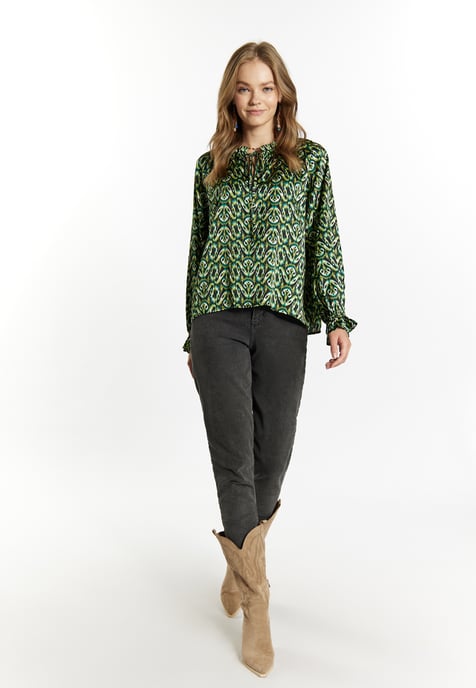IZIA Blouse Dames Groen Veelkleurig - Image 2