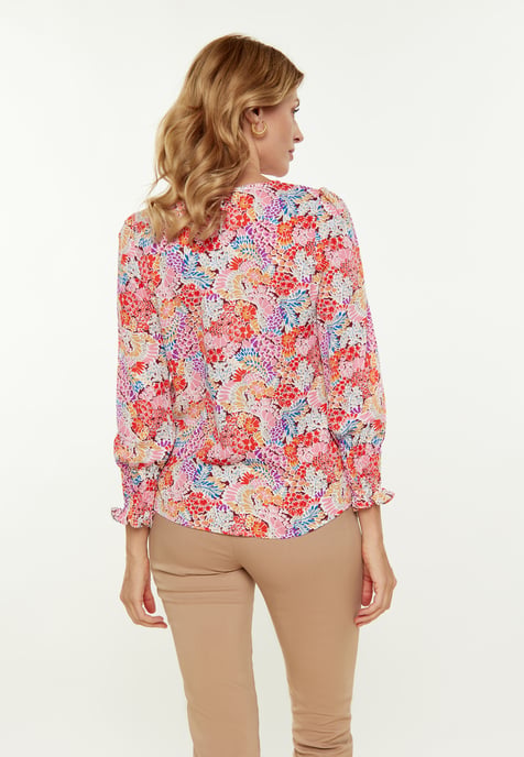 usha Blouse vrouwen veelkleurig rood - Image 4