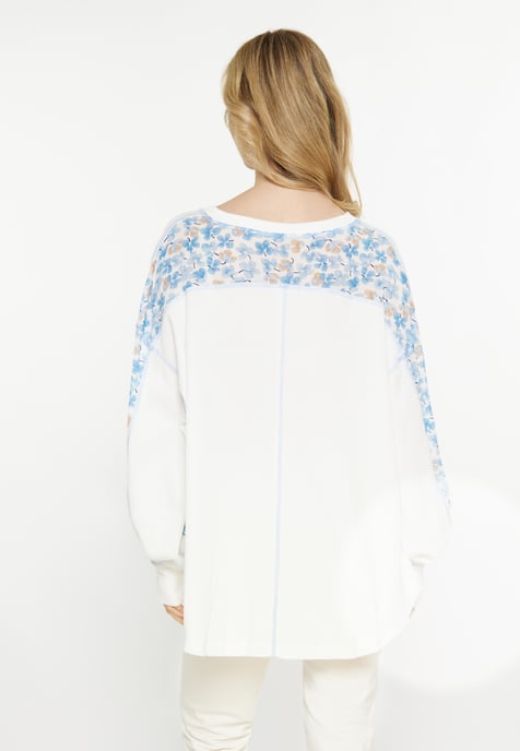 usha Blouse vrouwen wit blauw - Image 4