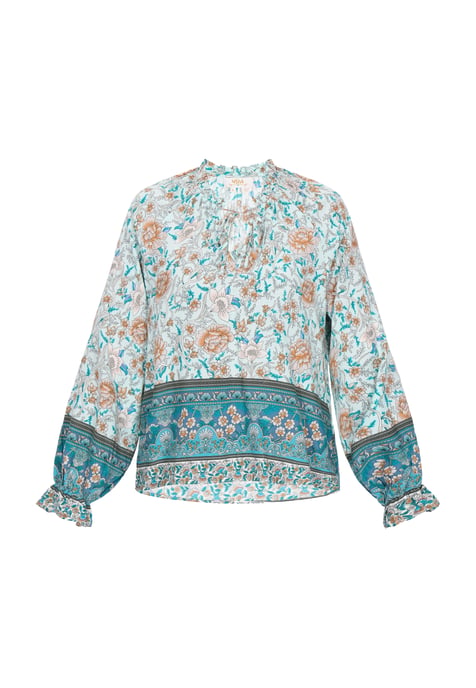 usha Blouse vrouwen aqua veelkleurig - Image 1