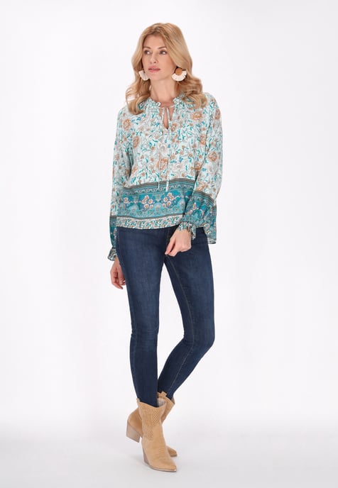 usha Blouse vrouwen aqua veelkleurig - Image 2