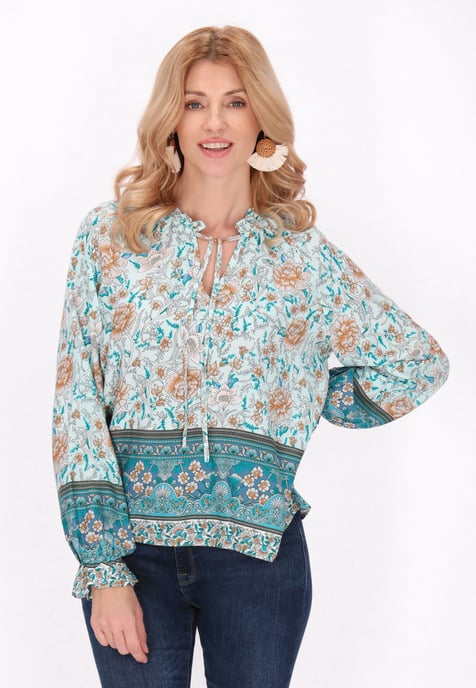 usha Blouse vrouwen aqua veelkleurig - Image 3