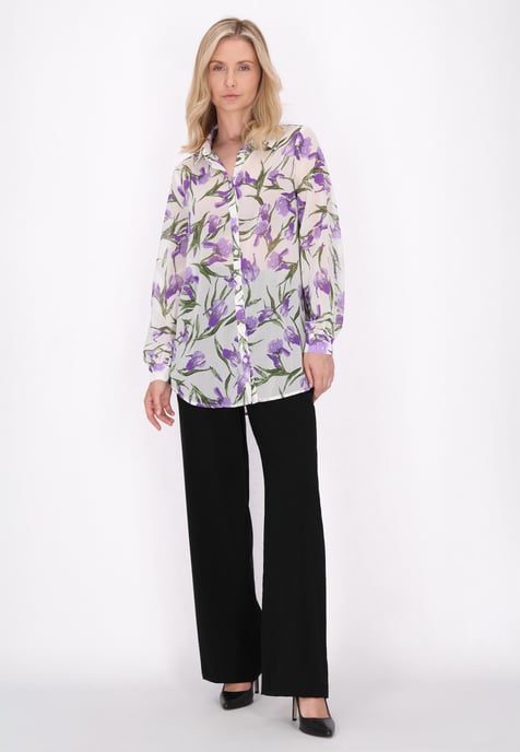 usha Blouse Dames Lichtpaars veelkleurig - Image 2