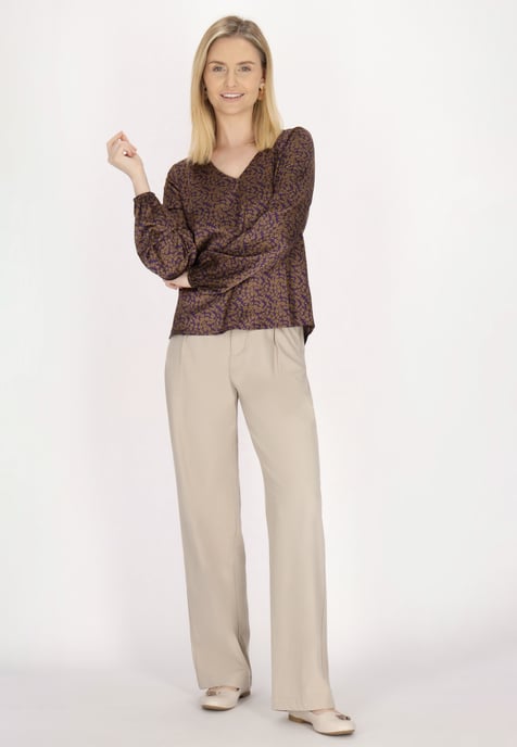 usha Blouse Dames Violette Curry - Image 2