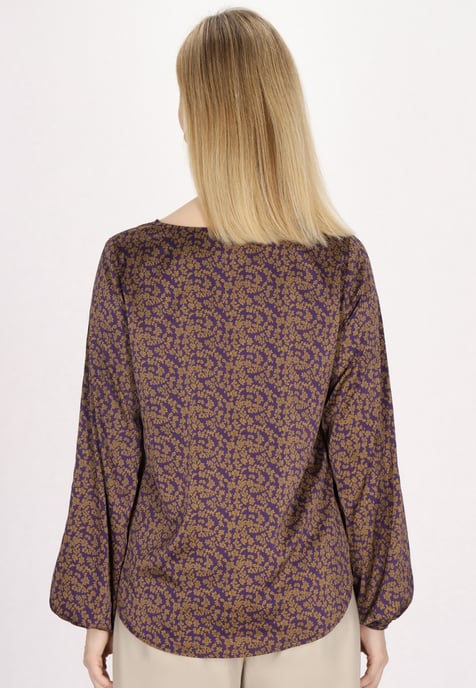 usha Blouse Dames Violette Curry - Image 4