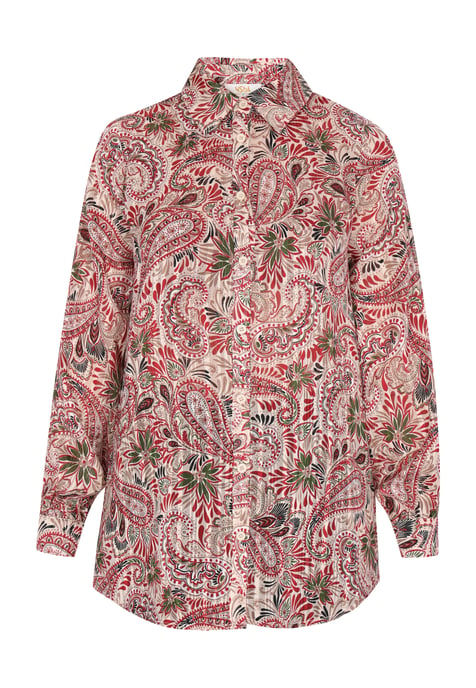 usha Blouse Dames Wol Wit Veelkleurig - Image 1