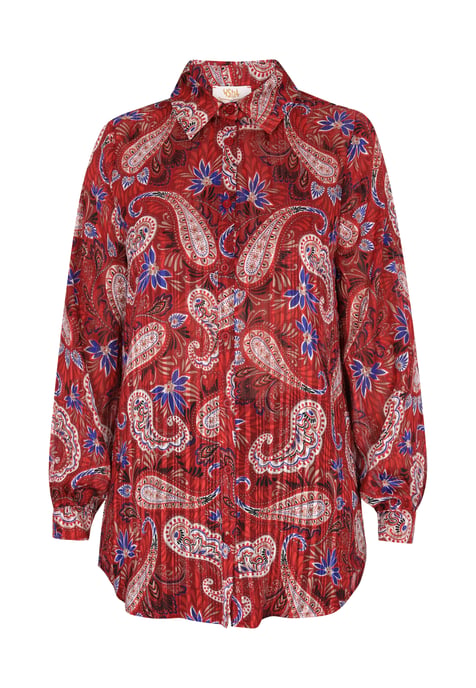 usha Blouse Dames Rood Veelkleurig - Image 1