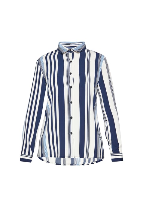 FELIPA Blouse vrouwen wit marineblauw - Image 1