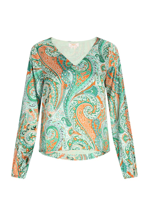 usha Blouse Dames Groen Veelkleurig - Image 1