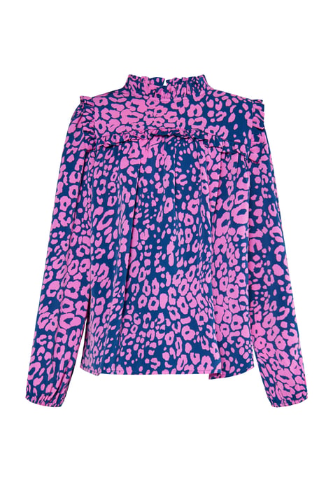 Faina Blouse meisjes (kinderen) Roze Marine - Image 1