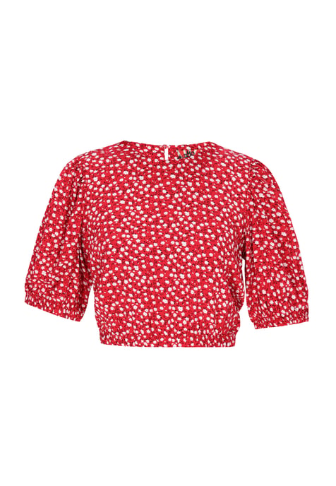 Mymo Blouse vrouwen rood wit - Image 1
