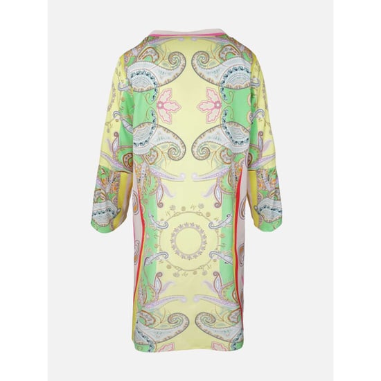 Mucho Gusto Jurk palau geel met groene paisley - Image 3