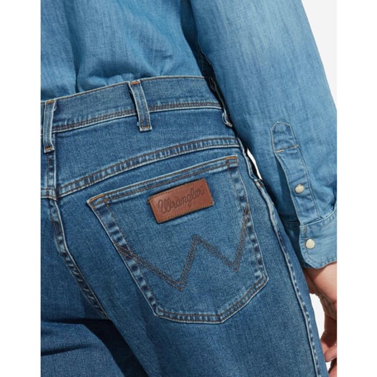 Wrangler Texas stretch stonewash blue denim - Image 2