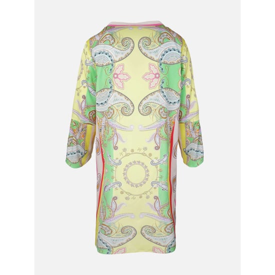 Mucho Gusto Jurk palau geel met groene paisley - Image 3
