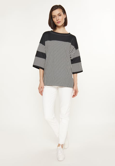 usha Blouse vrouwen veelkleurig zwart - Image 2
