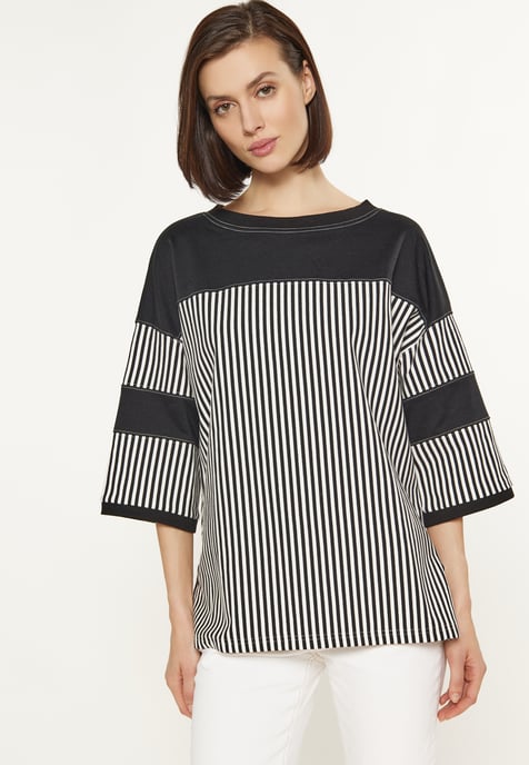 usha Blouse vrouwen veelkleurig zwart - Image 3