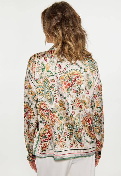 usha overhemdblouse Dames Zwart Veelkleurig - Image 4