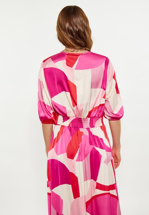 Faina Blouse Dames Roze Veelkleurig - Image 4
