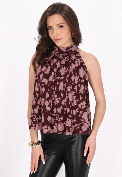 Faina Blouse vrouwen bordeaux - Image 3