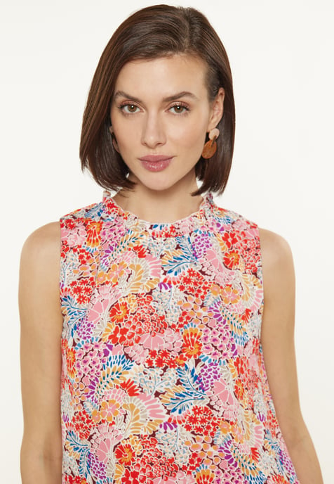 usha Blouse vrouwen veelkleurig rood - Image 5