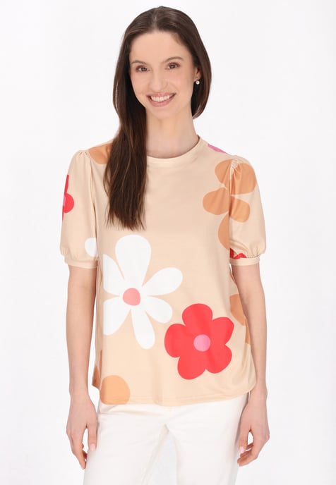 usha Blouse vrouwen abrikoos - Image 3